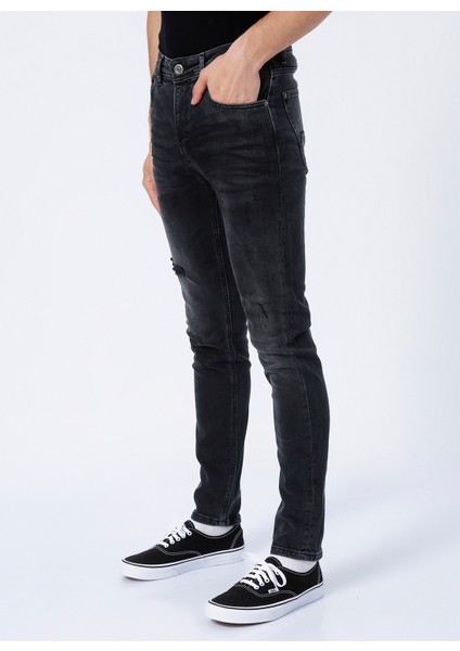 Normal Bel Skinny Fit Gri Erkek Denim Pantolon 22.01.70.004_XAVIER Jeans modelleri