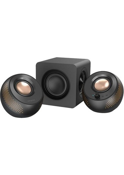 Pebble x Plus 2.1 Bluetooth 5.3 Rgb Aydınlatma 15W Rms Gücüne Sahip Usb-C Hoparlör