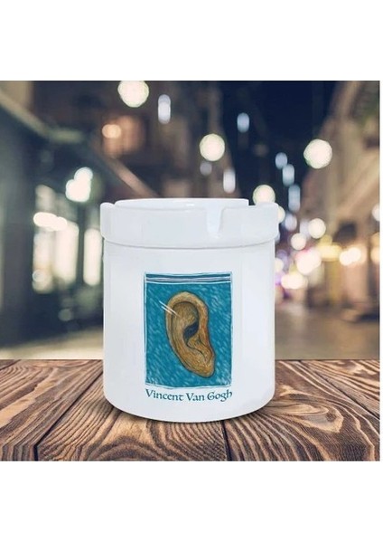 Vincent Van Gogh Kulak Baskılı Küllük Kül Tablası