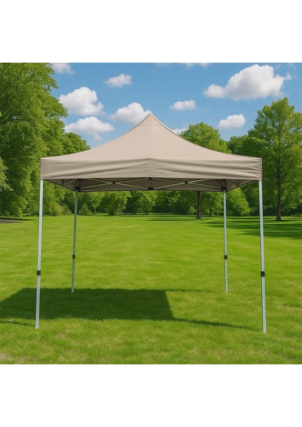 Yekoutdoor 3x3 Otomatik Gazebo | Çardak | Gölgelik | Bahçe Kamelyası – Asorti Renk