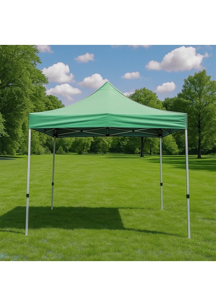 Yekoutdoor 3x3 Otomatik Gazebo | Çardak | Gölgelik | Bahçe Kamelyası – Asorti Renk
