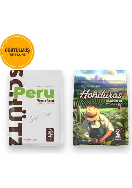 Peru & Honduras Öğütülmüş Yöresel Kahve 250g x2 fiyatları