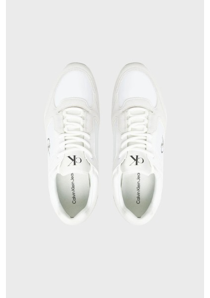 Logolu Süet Detaylı Sneaker Ayakkabı YM0YM0132601W Erkek Ayakkabı YM0YM01326 01W