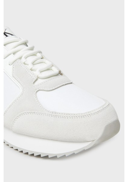 Logolu Süet Detaylı Sneaker Ayakkabı YM0YM0132601W Erkek Ayakkabı YM0YM01326 01W
