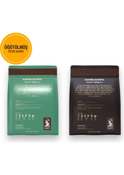 Ethiophia & Guatemala Öğütülmüş Yöresel Kahve 250g x2 modelleri