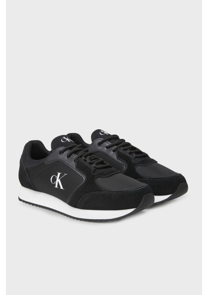Logolu Süet Detaylı Sneaker Ayakkabı YM0YM013260GM Erkek Ayakkabı YM0YM01326 0gm