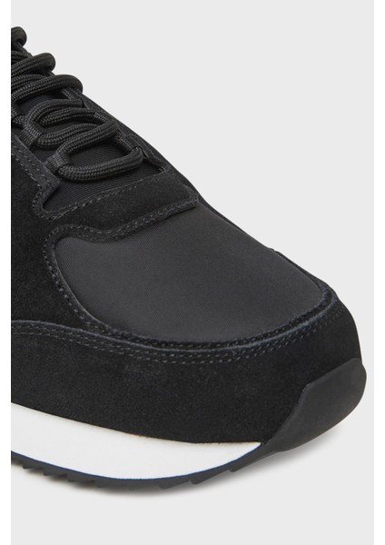 Logolu Süet Detaylı Sneaker Ayakkabı YM0YM013260GM Erkek Ayakkabı YM0YM01326 0gm