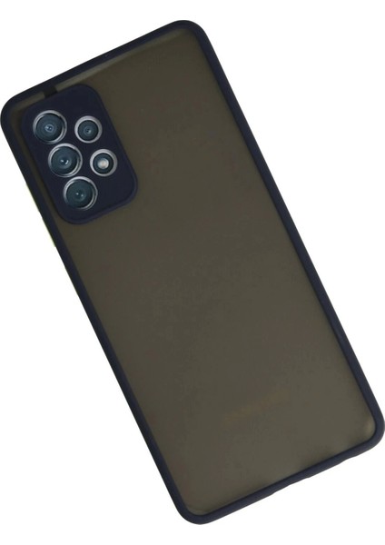 Newface Samsung Galaxy A72 Kılıf Montreal Silikon Kapak - Lacivert modelleri