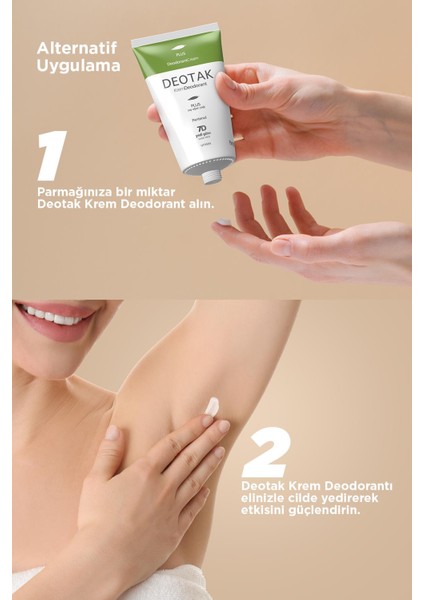 Pluss Ekstra Koruma 7 Güne Kadar Etkili Krem Deodorant 35 ml