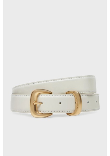 Us Calvin Klein Deri Logolu Kemer LV04K7012GFUP Bayan Kemer LV04K7012G Fup