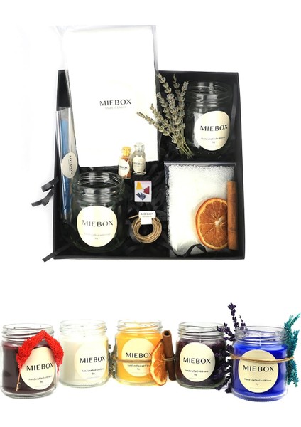 Make It Easier Mum Kitleri - Aromaterapi Mum Yapım Seti - Kendin Yap Mum Malzemeleri (Aromaterapi Parafin Mum Kiti, Dıy Candle Making Kit)