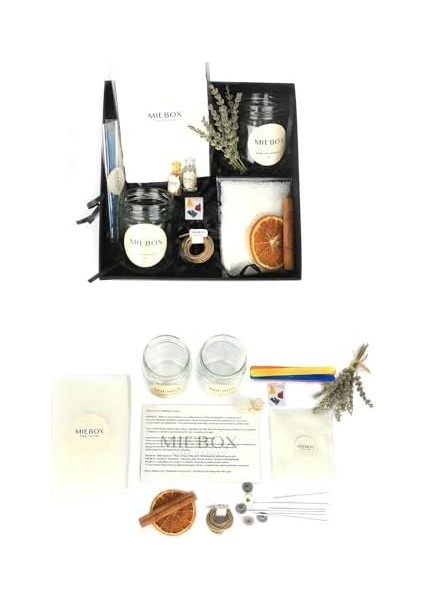 Make It Easier Mum Kitleri - Aromaterapi Mum Yapım Seti - Kendin Yap Mum Malzemeleri (Aromaterapi Parafin Mum Kiti, Dıy Candle Making Kit)