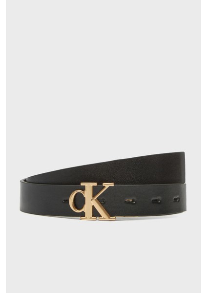 Us Calvin Klein Logolu Çift Taraflı Kemer LV04K7005GYIQ Bayan Kemer LV04K7005G Yıq