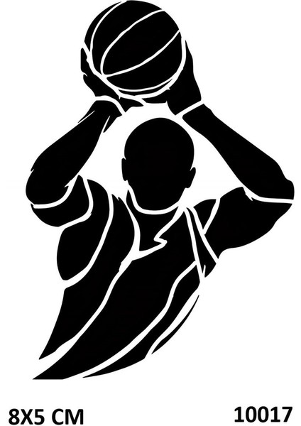 Basketbol Skor Modeli Geçici Dövme Şablonu