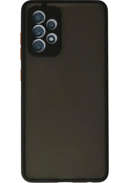 Newface Samsung Galaxy A72 Kılıf Montreal Silikon Kapak - Siyah