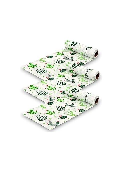 Masa ve Aktivite Piknik Örtüsü Kullan At Sıvı Geçirmez 3 Rulo (Rulo Içi:10 Adet) Kaktüs 100X120CM fiyatları