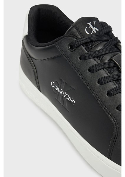 Deri Logolu Sneaker Ayakkabı YM0YM013690GM Erkek Ayakkabı YM0YM01369 0gm indirimleri