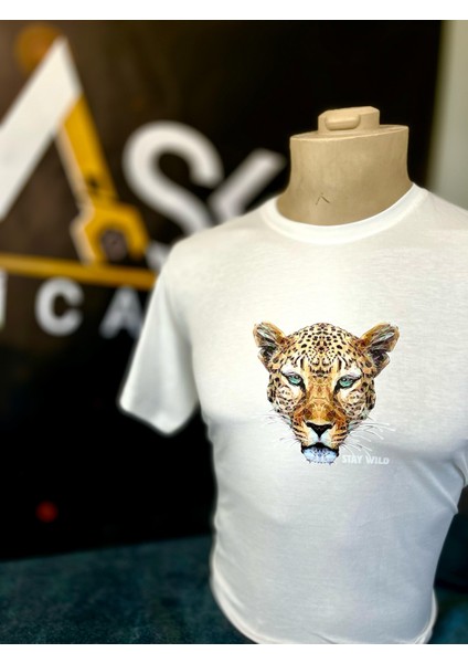 -Cotton Penye Unisex Kaplan Baskılı fiyatları