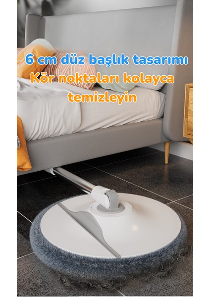 Temiz Kirli Suyu Ayırma Özellikli Mop Seti + 1 Adet Bez