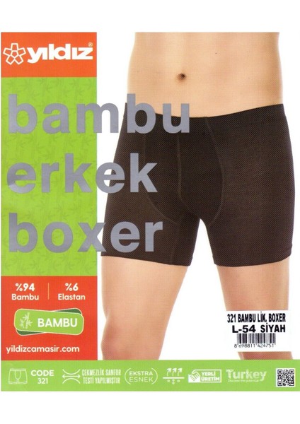3'lü Beyaz Bambu Erkek Boxer 320 modelleri