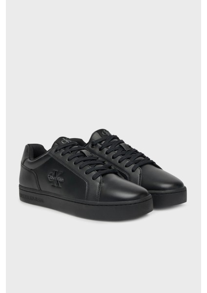Deri Logolu Sneaker Ayakkabı YM0YM013690GJ Erkek Ayakkabı YM0YM01369 0gj