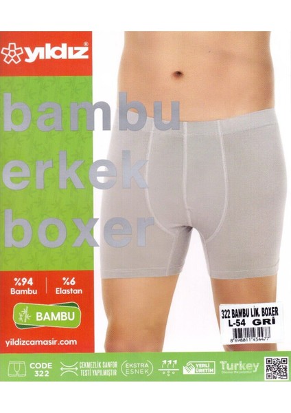 3'lü Beyaz Bambu Erkek Boxer 320 modelleri