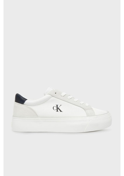 VULC FLATFORM MG NYLON MI Beyaz Kadın Sneaker