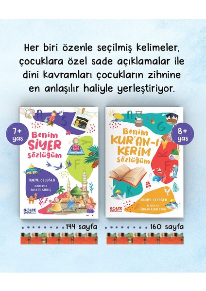 7+Yaş-Benim Siyer Sözlüğüm (Fleksi Cilt), Benim Kuranı Kerim Sözlüğüm (Fleksi Cilt)(2kitap)