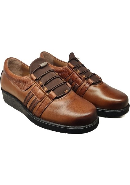 Kadın Hakiki Deri Sıkıştırılmış Köpük Taban Rahat Ultra Hafif Günlük Dolgu Topuk Ayakkabı NAPA-1000 modelleri