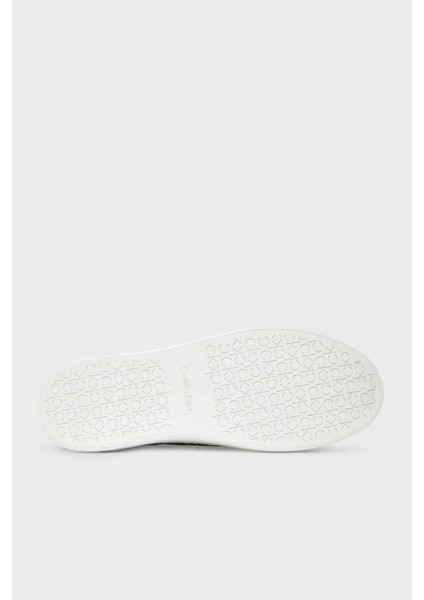 Monogram Logo Baskılı Kalın Taban Sneaker Ayakkabı HW0HW02573BEH Bayan Ayakkabı HW0HW02573 Beh