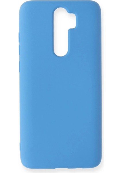 Newface Xiaomi Redmi Note 8 Pro Kılıf Nano Içi Kadife Silikon - Mavi