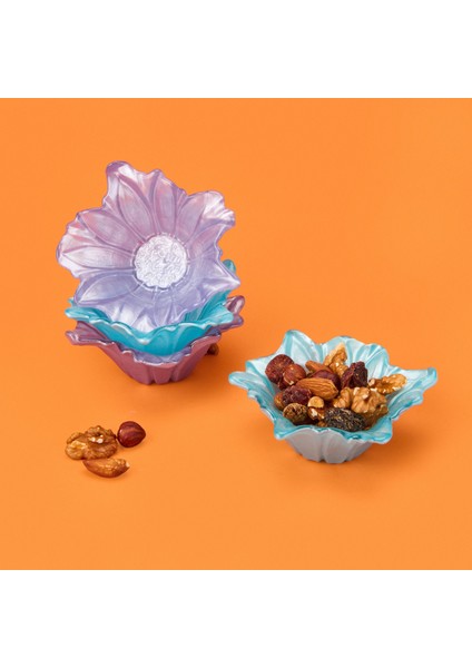 Kitchen Papatia 4'lü Çerezlik Seti - Renkli - 10 cm fırsatları