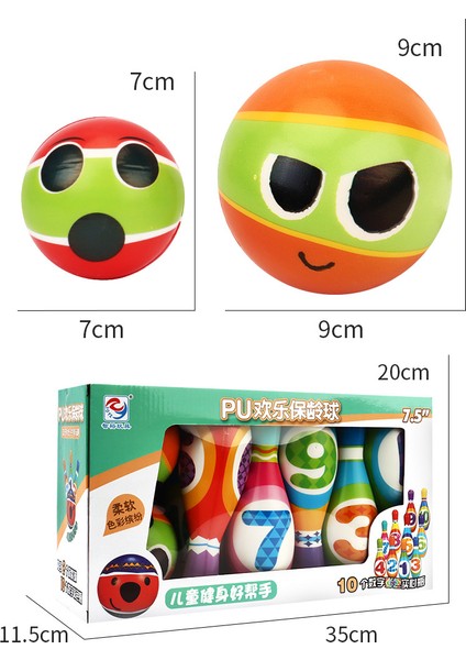 Çocuk Bowling Seti Ebeveyn-Çocuk Etkileşim Oyuncakları Anaokulu Kapalı Spor Topu (Yurt Dışından) fiyatları