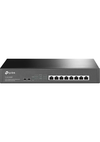 TL-SG1008MP, 8-Port Gigabit Desktop/rackmount Switch With 8-Port Poe+, Siyah