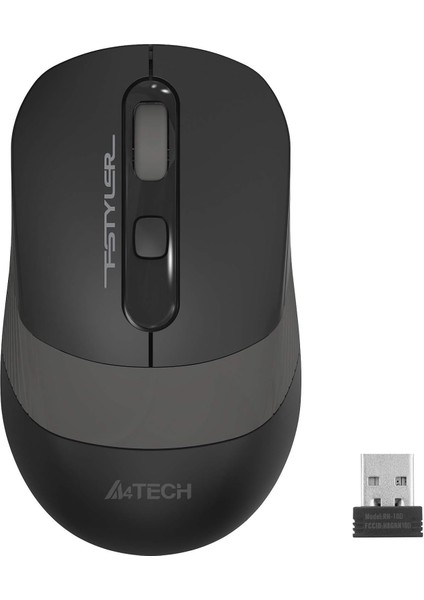 Tech FG10 Nano Kablosuz Optik 2000 Dpı Mouse, 4 Yönlü Scroll, Siyah Gri