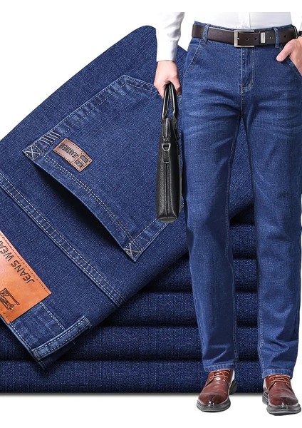 Erkek Gündelik Stil Kot Pantolon