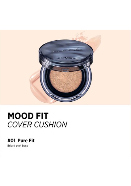 Perıpera Mood Fıt Cover Cushıon SPF50+ Pa++++01 Pure Fit