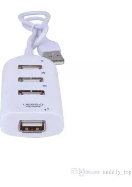 Port USB Çoğaltıcı Çoklayıcı Hub USB 2.0 Çoklama Pc Laptop - Beyaz fiyatları