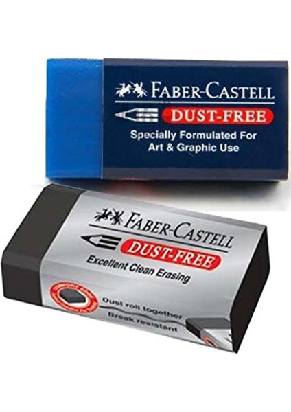 2 Combination Of Pencil Erasers, Dust Free (Excellent Clean Erasing And Specially Formulated For Art & Graphic Use)