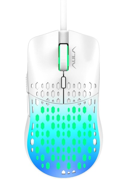 S11 Pro 3600DPI Rgb Optik Gaming Mouse Mavi