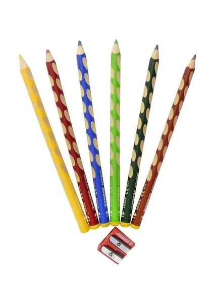 Easycolors - Ergonomik Kuru Boya Kalemi - 6 Renkli Tüp - Sol fiyatları