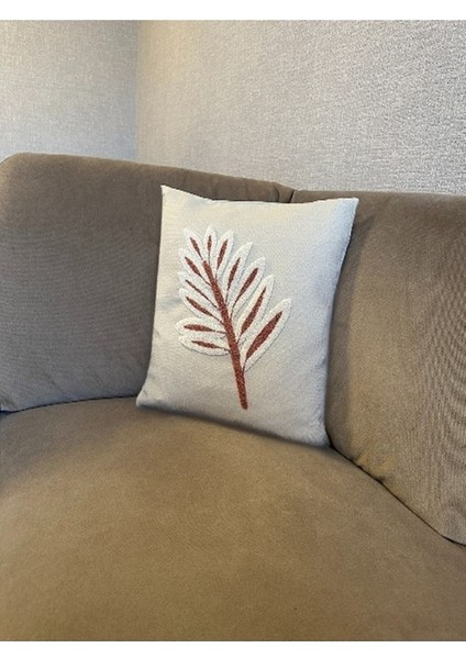 Homesepet Punch Nakışlı Keten Kırlent Kılıfı Palmiye Desenli (2 Adet) fiyatları