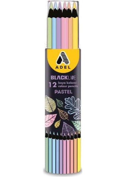 Blackline Pastel Renkler Boya Kalemi 12 Renk