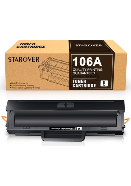 106A Hp 106A W1106A Toner Kartuşu Hp Lazer 107W 107A 107R Hp Lazer Mfp 135WG 135A 135R 135W 137FNW Için Uyumlu (1 Siyah, Çipli)