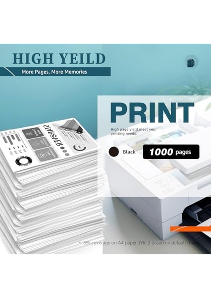 106A Hp 106A W1106A Toner Kartuşu Hp Lazer 107W 107A 107R Hp Lazer Mfp 135WG 135A 135R 135W 137FNW Için Uyumlu (1 Siyah, Çipli) modelleri