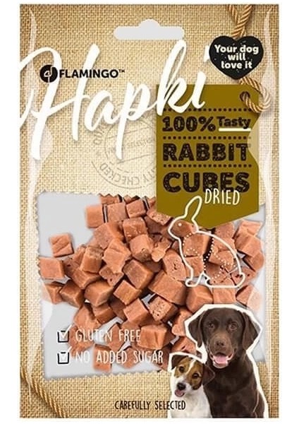 Flamingo Hapki Glutensiz Tavşanlı Küp Köpek Ödül Maması 85 gr