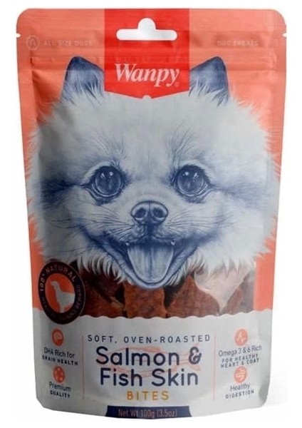 Wanpy Yumuşak Somonlu Köpek Ödül Maması 100 gr
