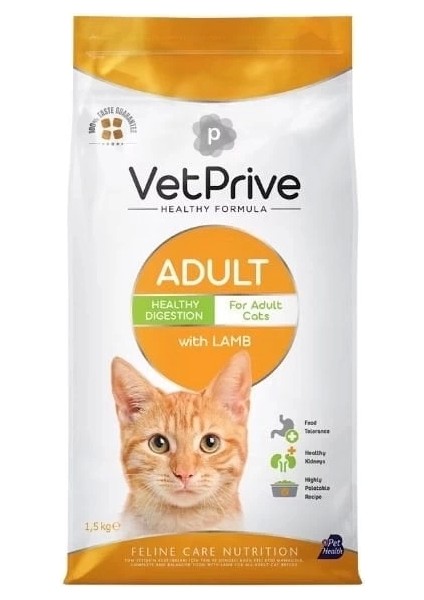 Vet Prive Kuzu Etli Yetişkin Kedi Maması 1.5 kg
