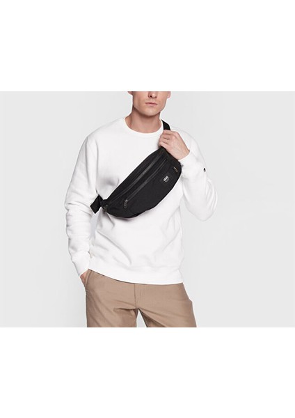 Ward Cross Body Pack Siyah Bel Çantası