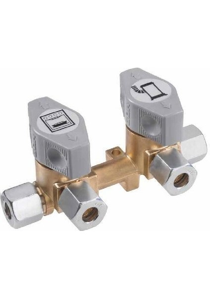 8mm Çift Çıkışlı Karavan Gaz Vanası